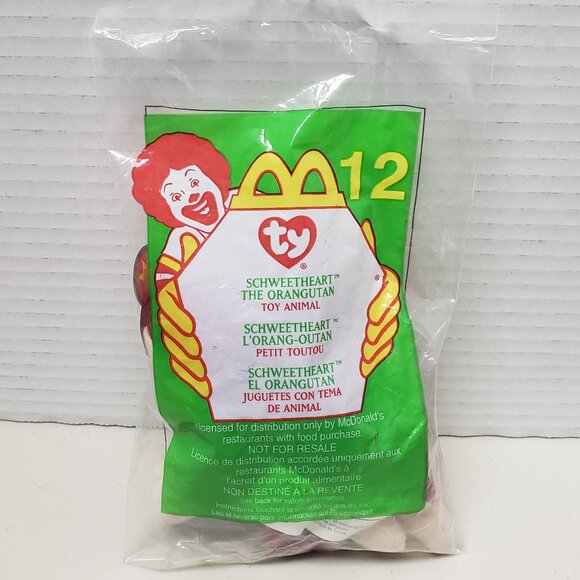 McDonald's Beanie Baby Schweetheart The Orangutan - Picture 2 of 2